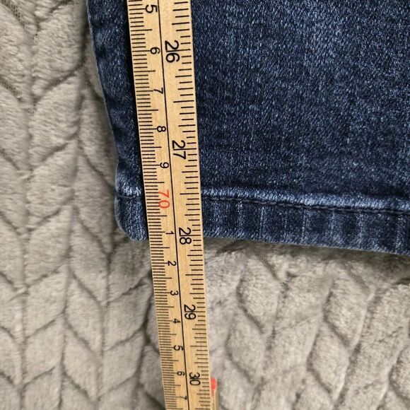 J Jill Slim Boyfriend Straight Leg Ankle Jeans Womens Size 6 Petite Blue Stretch - Picture 6 of 7